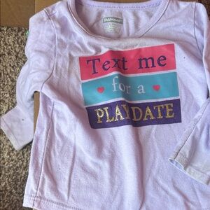 Garanimals Pink and Purple Long Sleeve Shirt